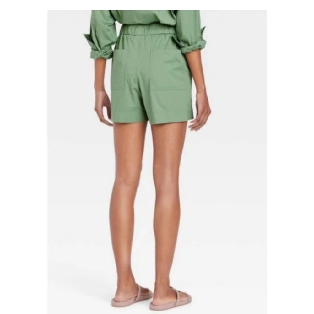 a new day High Waist Green Shorts